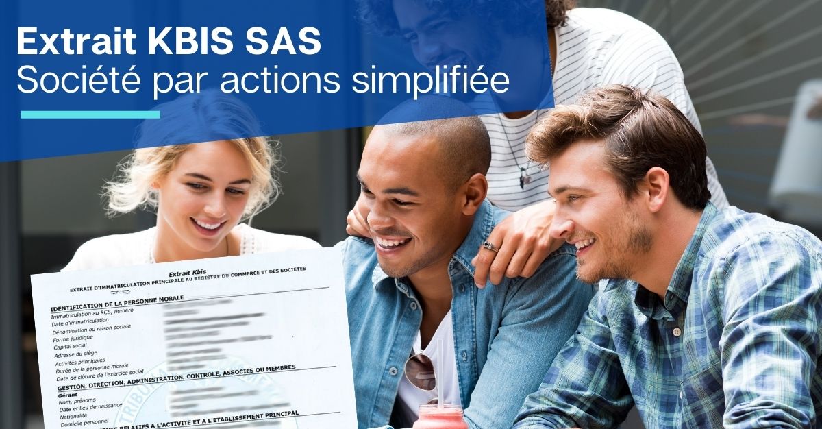 Extrait KBIS SAS (Société par actions simplifiée)